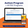 9 Week Autism Program + All PSC Programs (Monthly Subscription)
